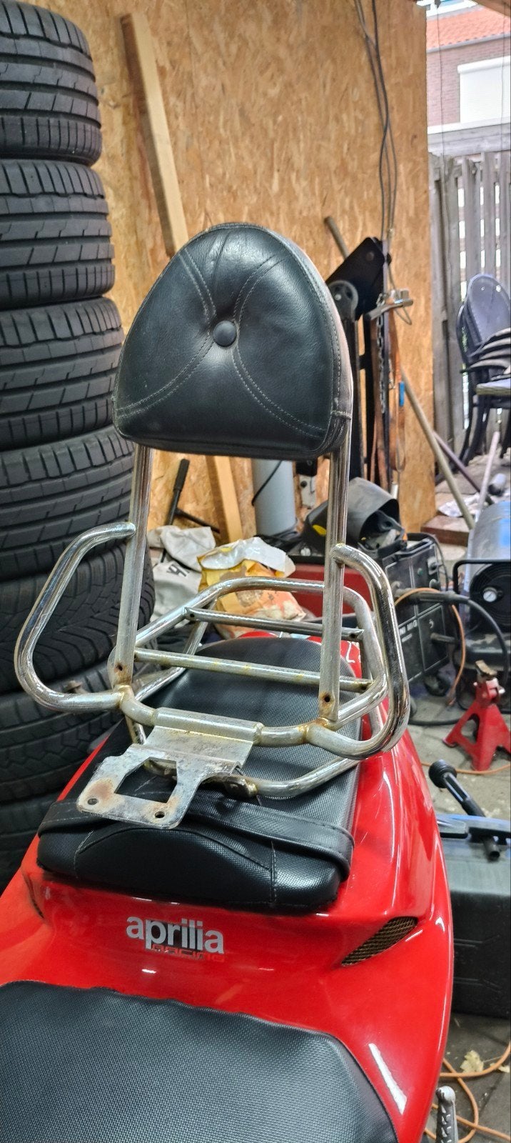 piaggio vespa et4 125cc ruggensteun, sissybar, Ophalen, Gebruikt, Overige typen, Piaggio
