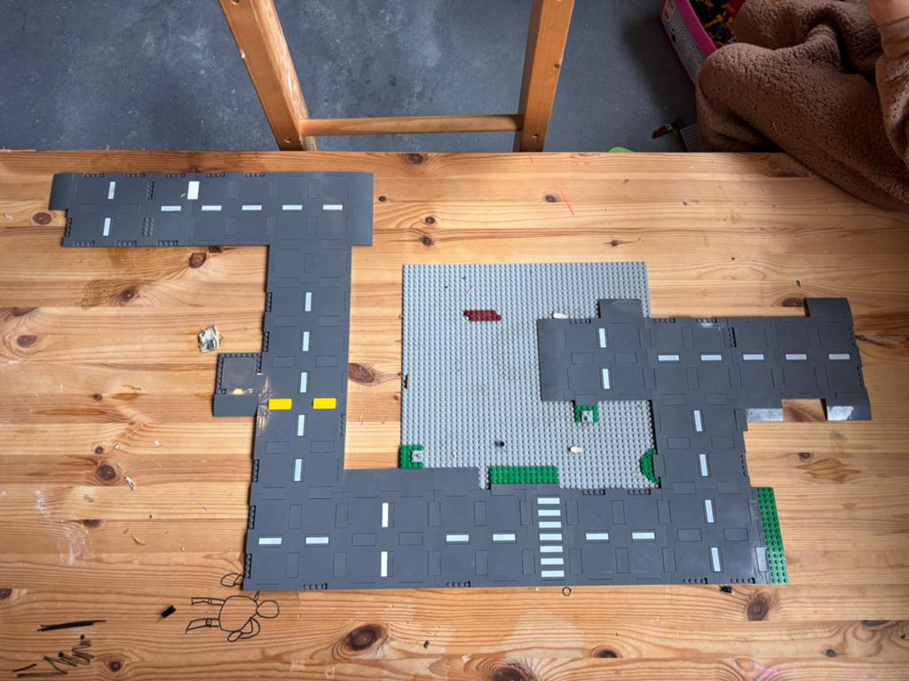 Lego City wegen en grondplaten, Lego, Ophalen of Verzenden, Grondplaat, City