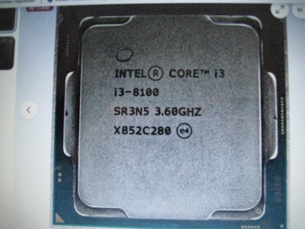 Intel Quad Core i 3-8100 Socket 1151 processor, Computers en Software, Processors, Ophalen, LGA 1151, 4-core, Nieuw