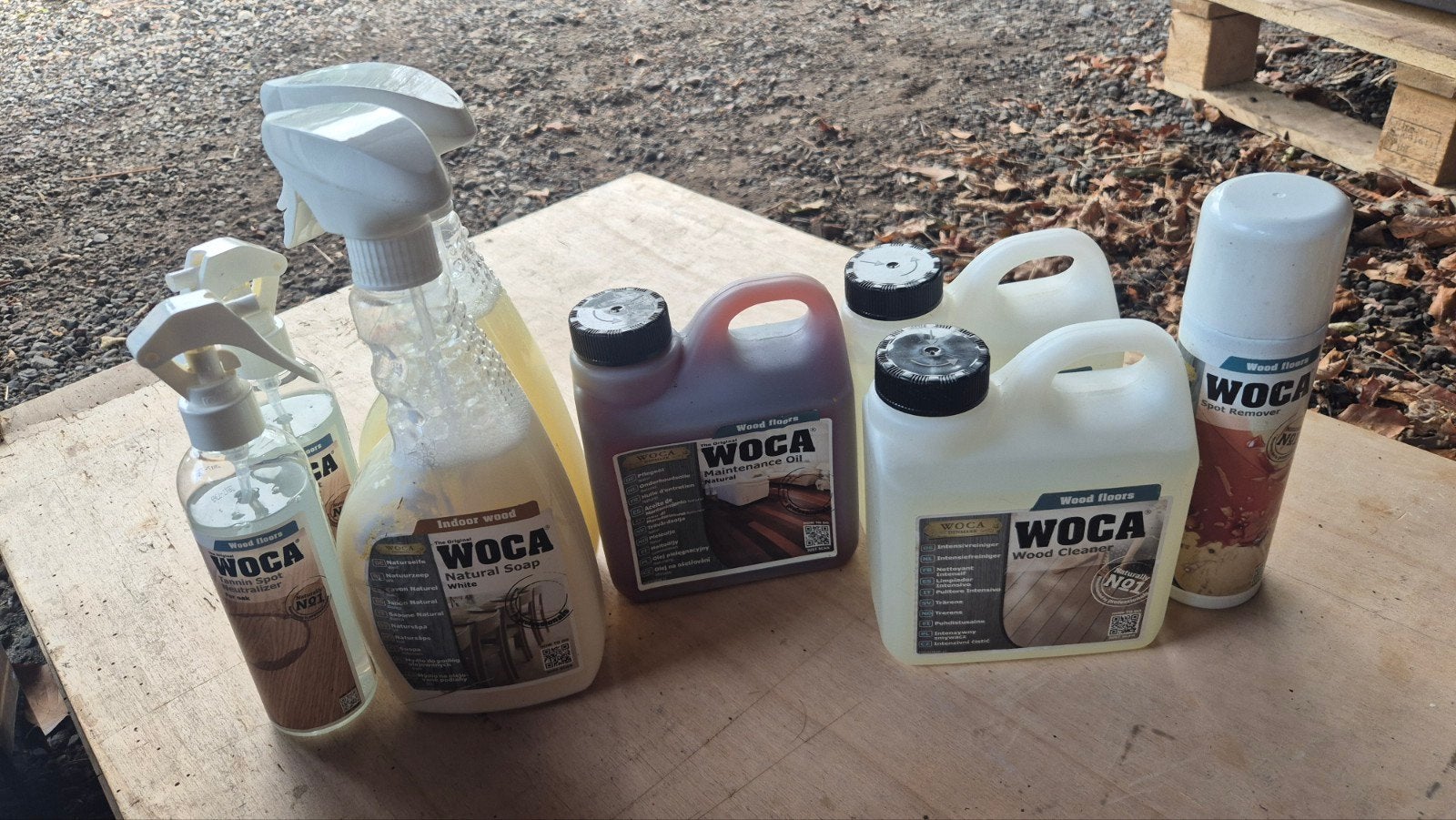Partij WOCA producten voor houten vloeren, Doe-het-zelf en Verbouw, 50 tot 150 cm, Nieuw, Ophalen of Verzenden, 10 m² of meer