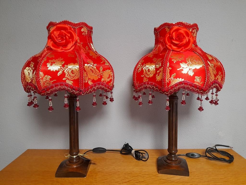 Victoriaanse lampen kappen 100.00 p.s, Ophalen of Verzenden, Zo goed als nieuw, Rechthoekig