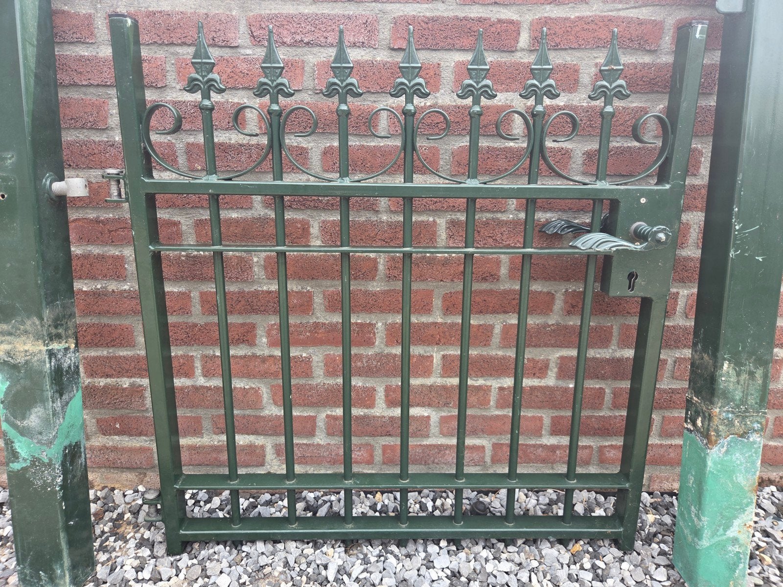 zeer mooi tuinpoorje, Tuin en Terras, Tuinpoorten, Ophalen, 100 tot 150 cm, Zo goed als nieuw, Draaipoort