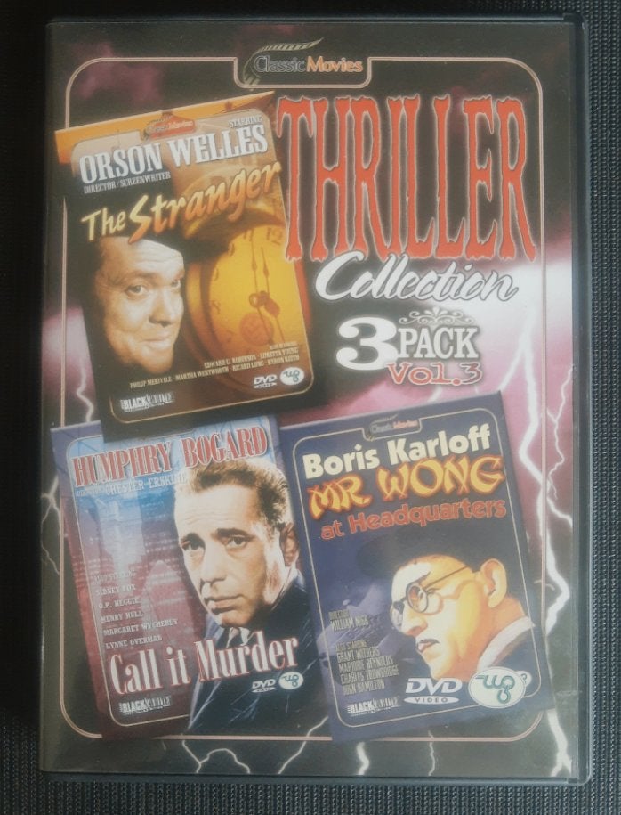 THRILLER 3 Movie Collection Orson Welles Boris Karloff Bogar, Engels, Alle leeftijden, Nederlands, Actiethriller