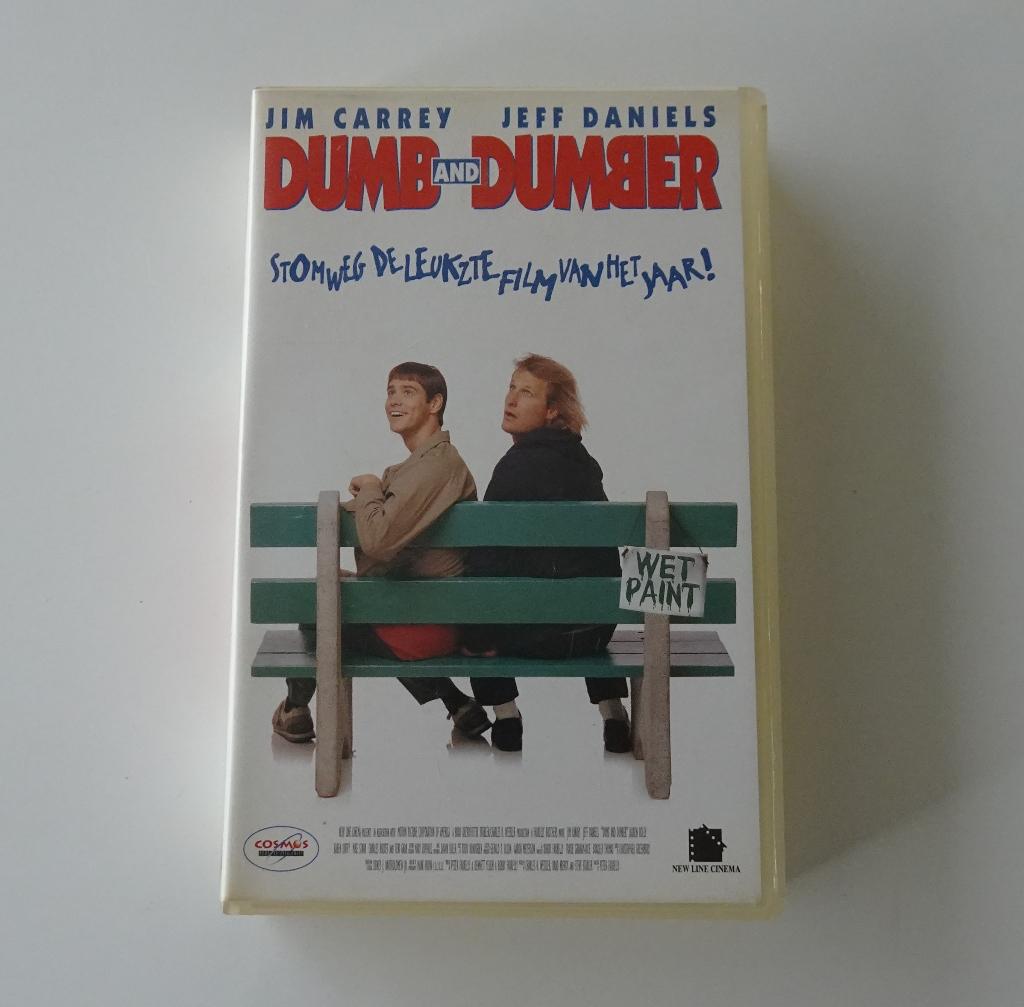 Dumb And Dumber - Film op VHS uit 1994, Cd's en Dvd's, Alle leeftijden, Ophalen, Zo goed als nieuw