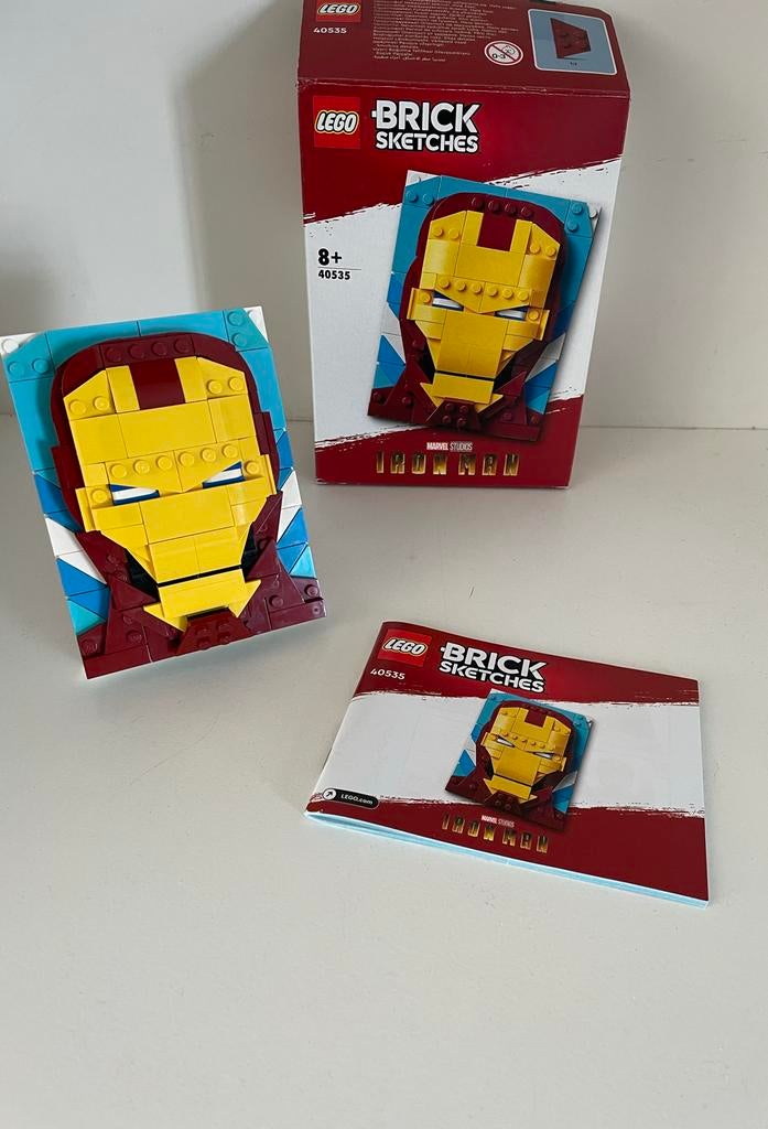 LEGO Iron Man 40535, Ophalen of Verzenden, Gebruikt, Complete set, Lego