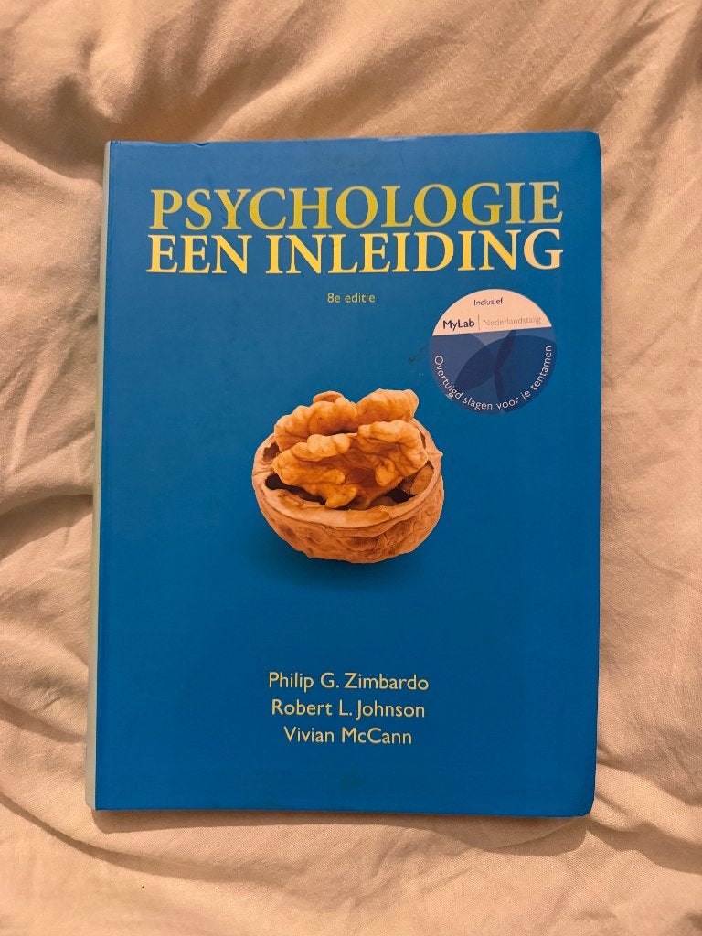 Psychologie, een inleiding 8e editie - Philip G. Zimbardo, Zo goed als nieuw, Philip G. Zimbardo, Robert L. Johnson, Vivian McCann