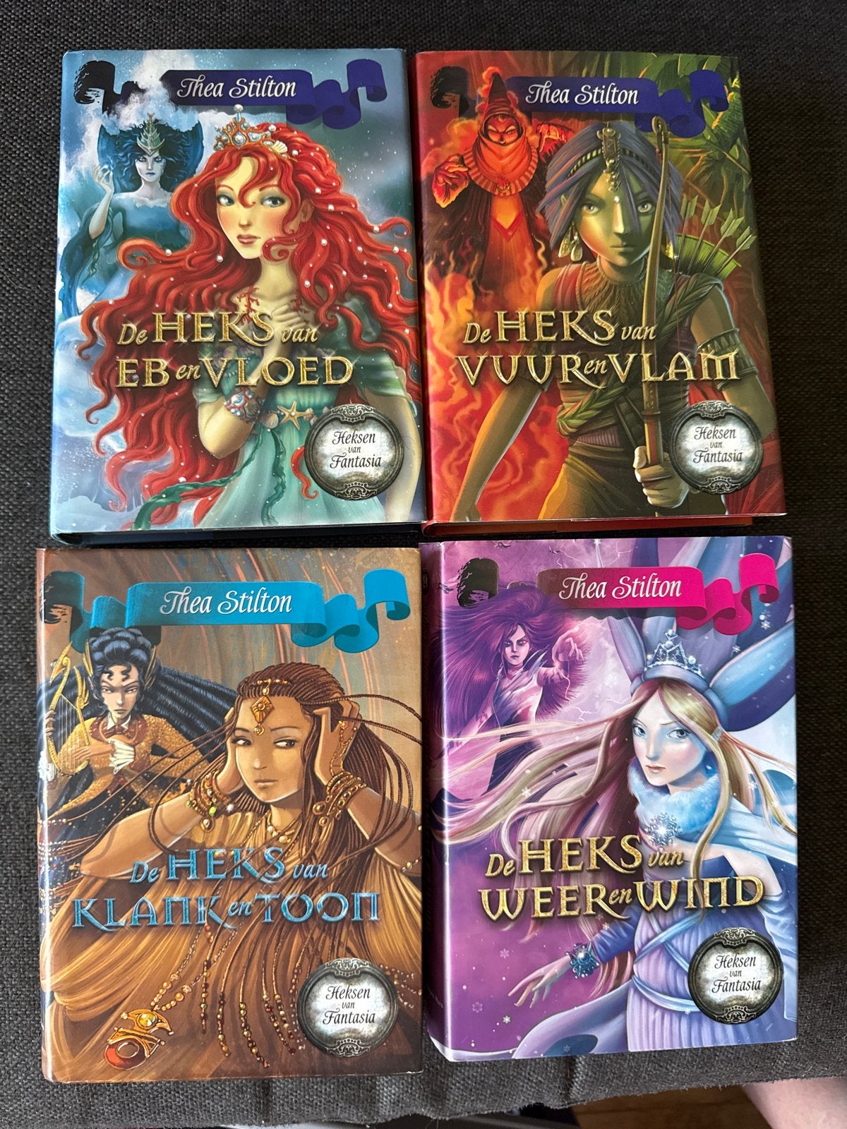 Thea Stilton Heksen van Fantasia serie (4 boeken), Ophalen of Verzenden, Zo goed als nieuw, Fictie