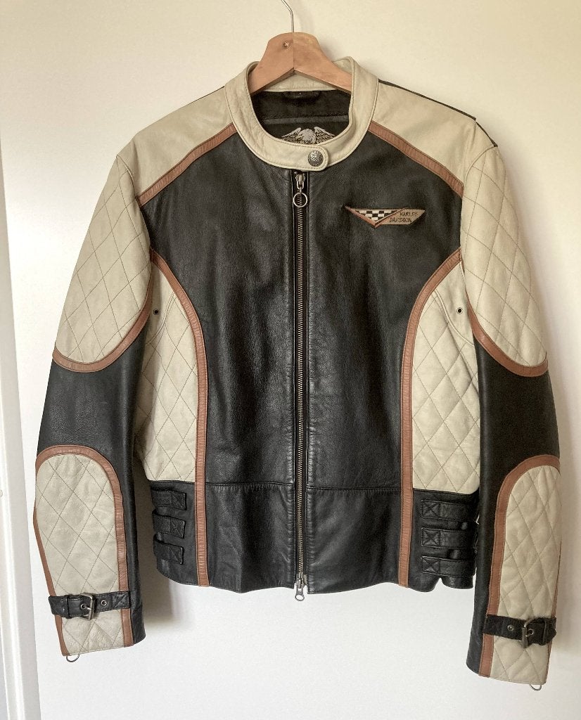 Harley Davidson dames jas - Large, Motoren, Kleding | Motorkleding, Harley-Davidson, Jas | leer, Ophalen of Verzenden, Dames