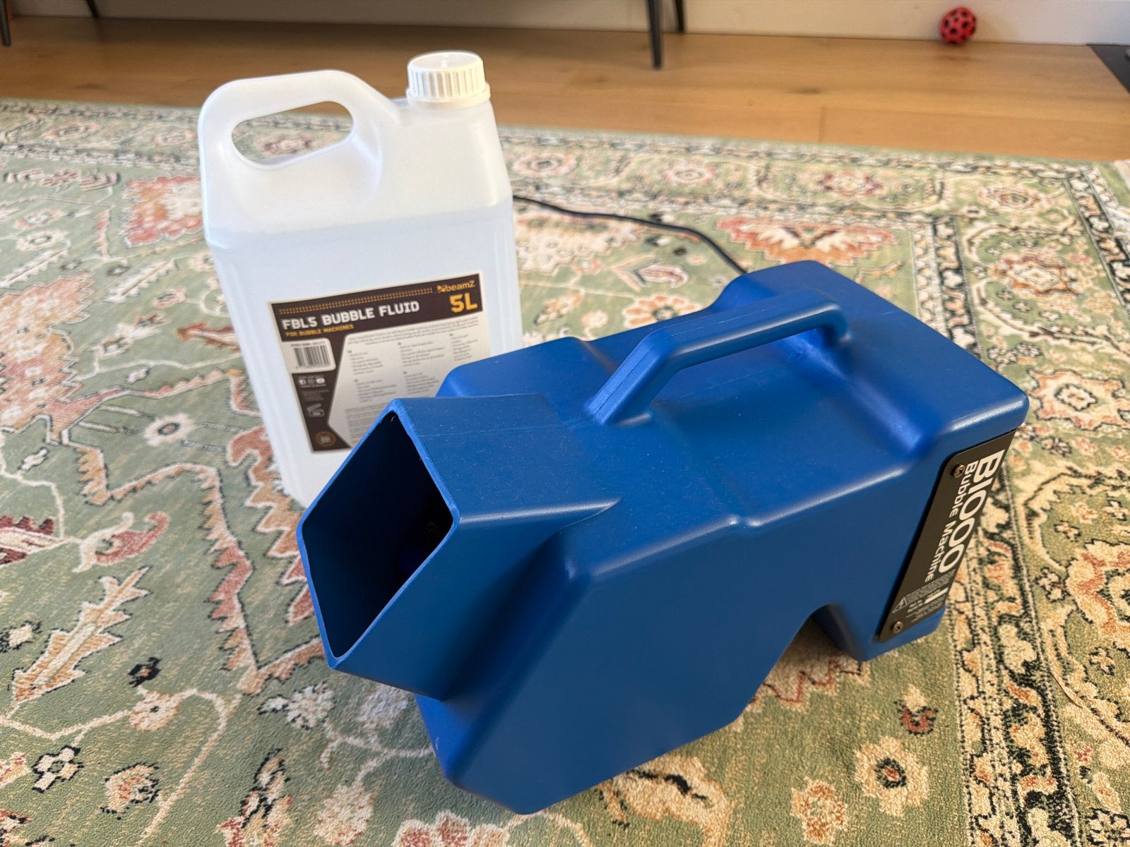 B1000 Bubble Machine met 5L Bubble Fluid, Ophalen, Zo goed als nieuw, Feestartikel, Verjaardag