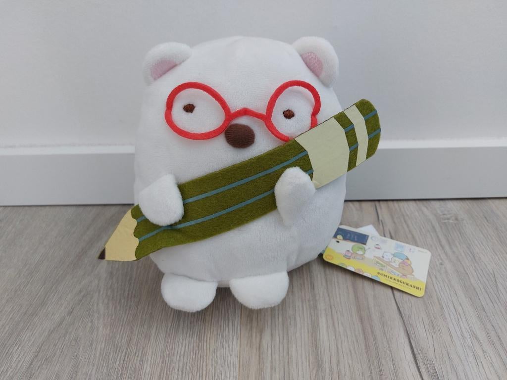 Nieuw! Knuffel summiko summikogurashi tonkatsu beer K9623, Ophalen of Verzenden, Zo goed als nieuw, Overige typen