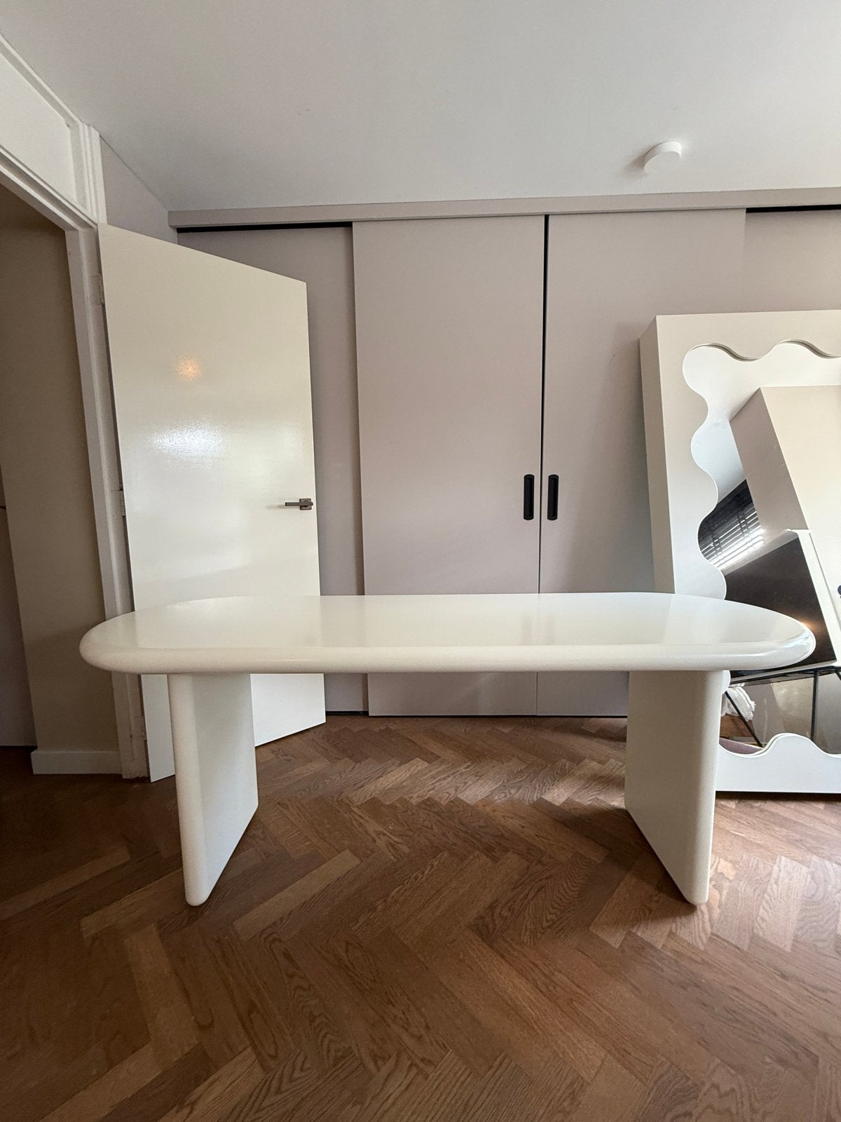 Gustaf Westman Chunky bureau - Wit, 60x190x73 cm, Ophalen, Overige typen, Zo goed als nieuw, Overige merken