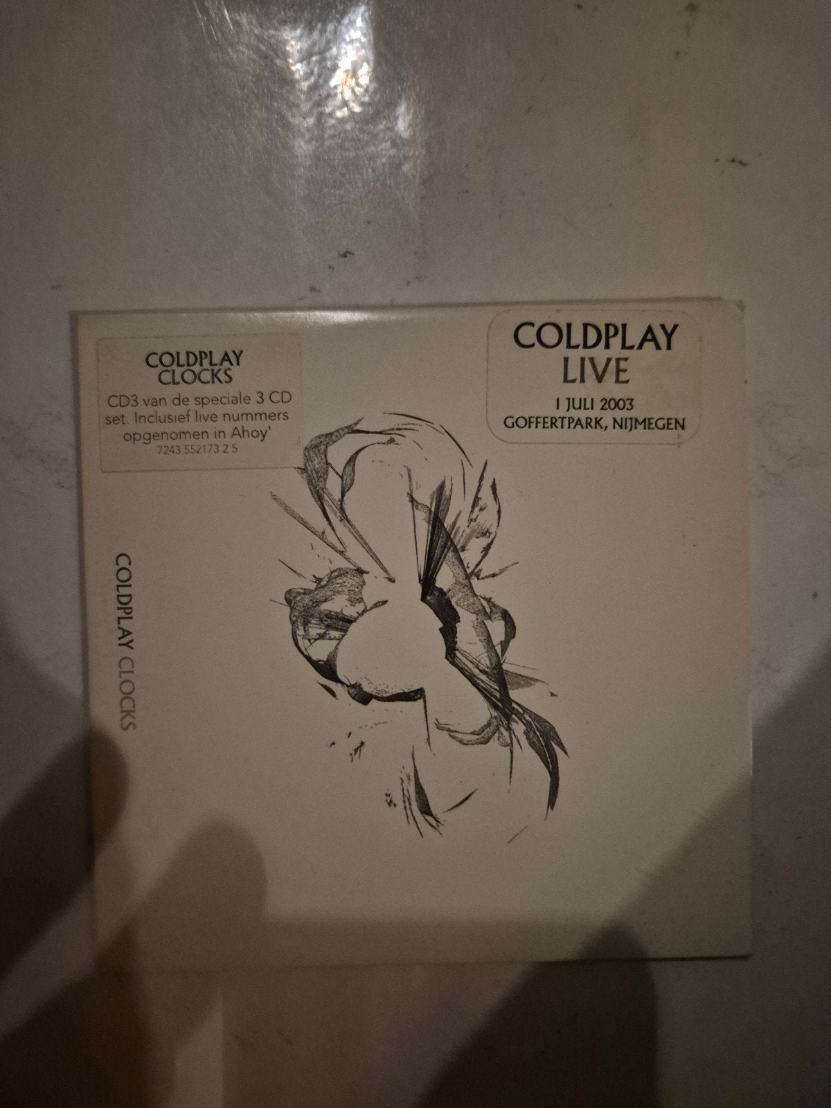 Coldplay - Clocks. Maxi single Cd. 2003, Cd's en Dvd's, Cd Singles, Ophalen of Verzenden, Gebruikt