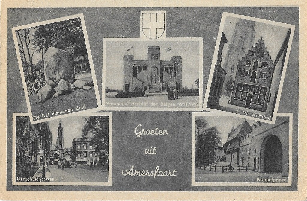 AK Amersfoort - Groeten uit......De Kei Plantsoen Zuid, Verzenden, 1940 tot 1960, Ongelopen, Utrecht