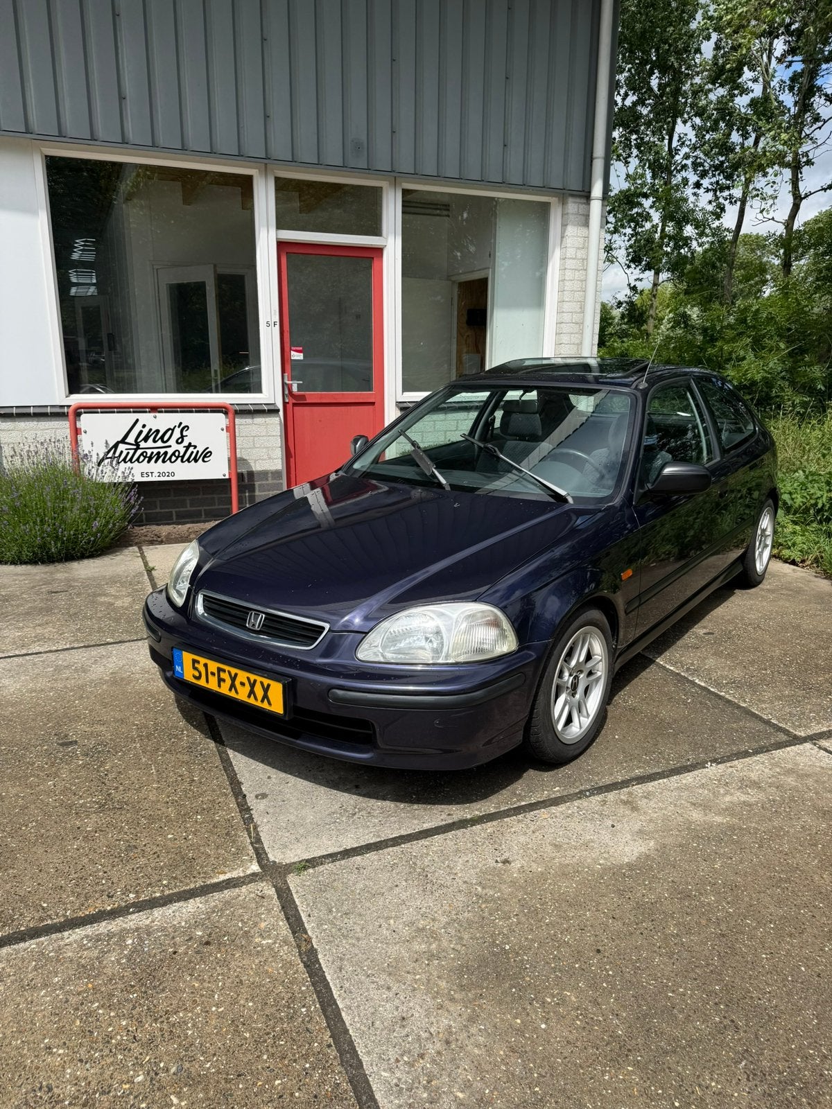 Honda Civic ej9  1.4 AIRCO/DAKRAAM/ELEKTRISCH PAKKET, Auto's, Voorwielaandrijving, 15 km/l, 31 €/maand, 1396 cc