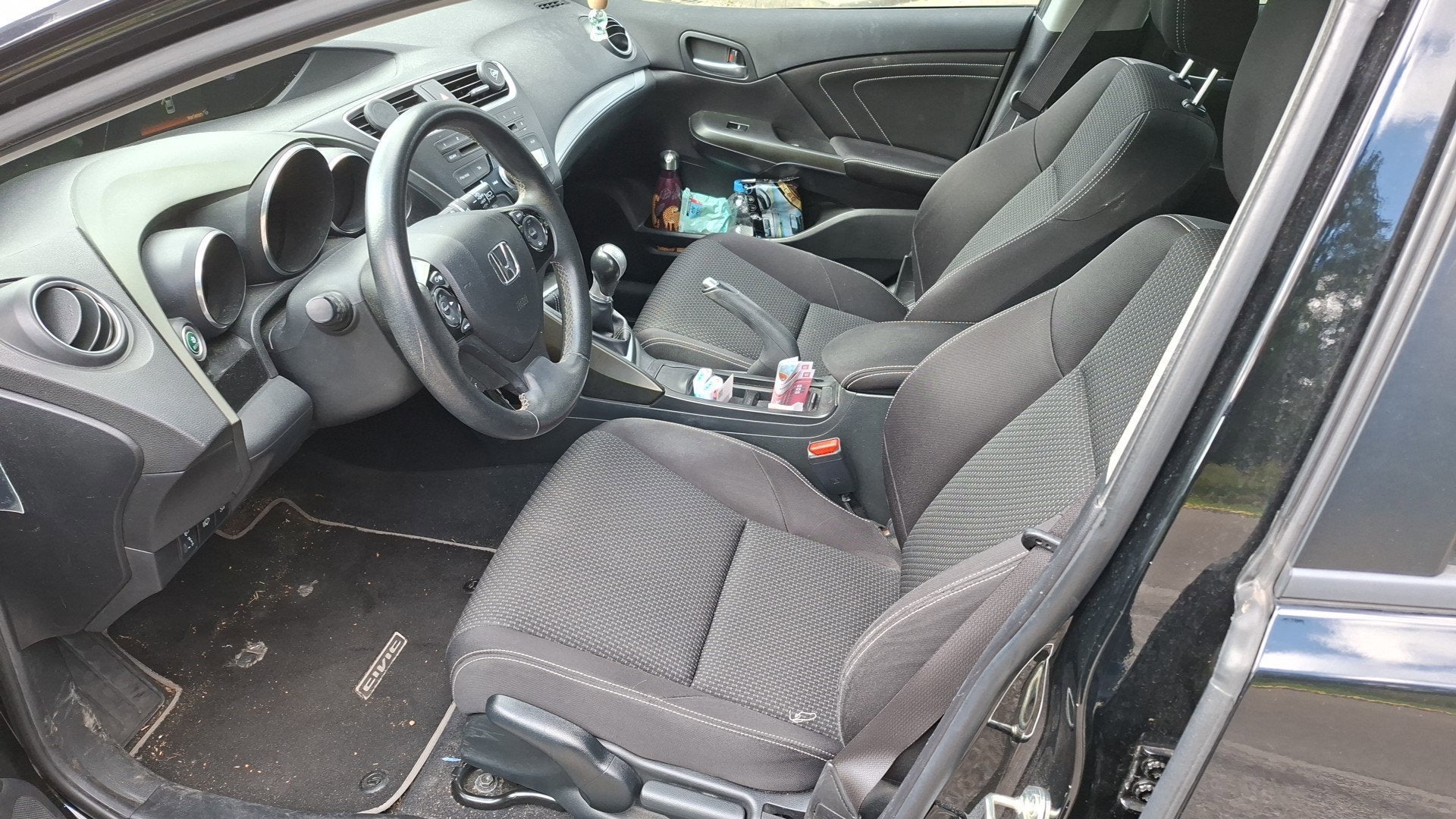 Honda Civic 1.4 Elegance 100pk 5-deurs 2e eig. Clima Cruise, Voorwielaandrijving, Stof, Gebruikt, Euro 6