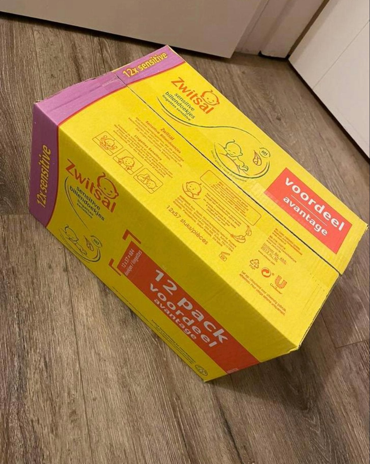 Zwitsal Sensitive Billendoekjes - 12-pack voordeel, Ophalen of Verzenden, Nieuw