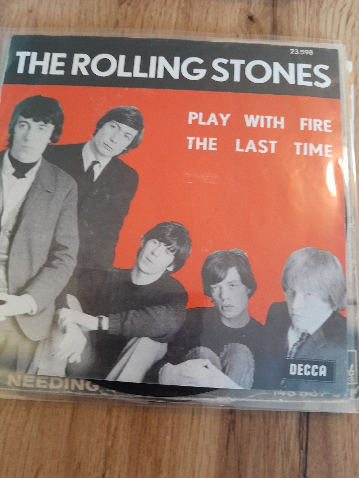 the rolling stones 7inch last time, Ophalen of Verzenden, Zo goed als nieuw, Pop