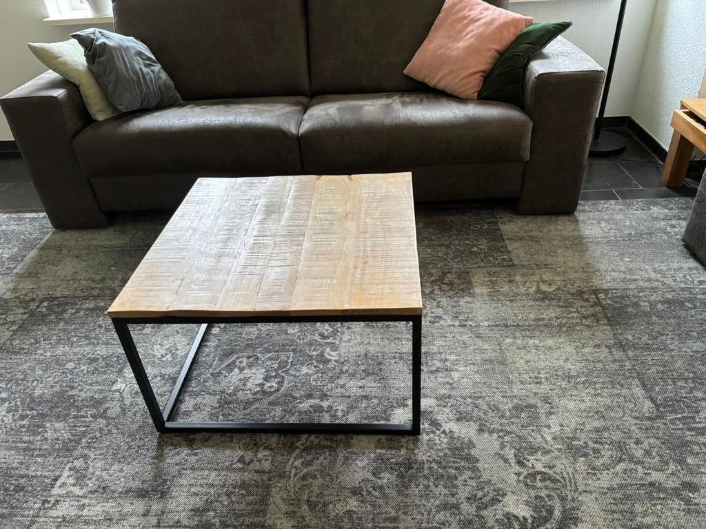 Salontafel 70 x 70, Ophalen, Gebruikt, 50 tot 100 cm, Vierkant