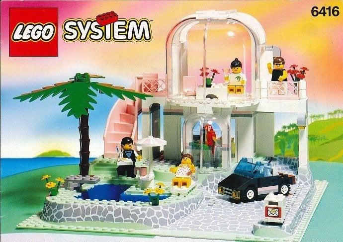 Lego 6416 Paradise Poolside, Ophalen, Gebruikt, Overige thema's, Lego