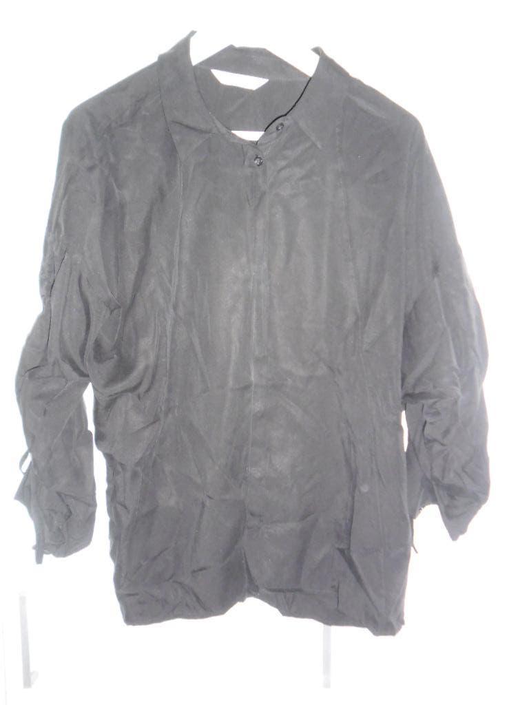 Yaya Women Zwarte Blouse Met Geknoopte Mouwen Maat 40 NIEUW, Kleding | Dames, Maat 38/40 (M), Zwart, Nieuw, Ophalen of Verzenden