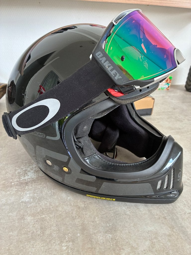 Shoei Ex Zero Maat S met Oakley Cross Bril, Nieuw met kaartje, S, Shoei, Overige typen