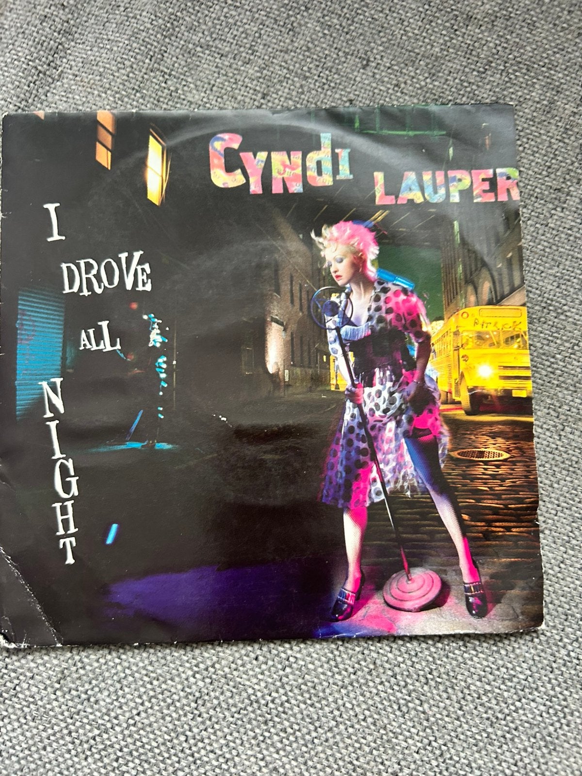 Cyndi Lauper I Drove All Night, Ophalen of Verzenden, Zo goed als nieuw, 7 inch, Pop