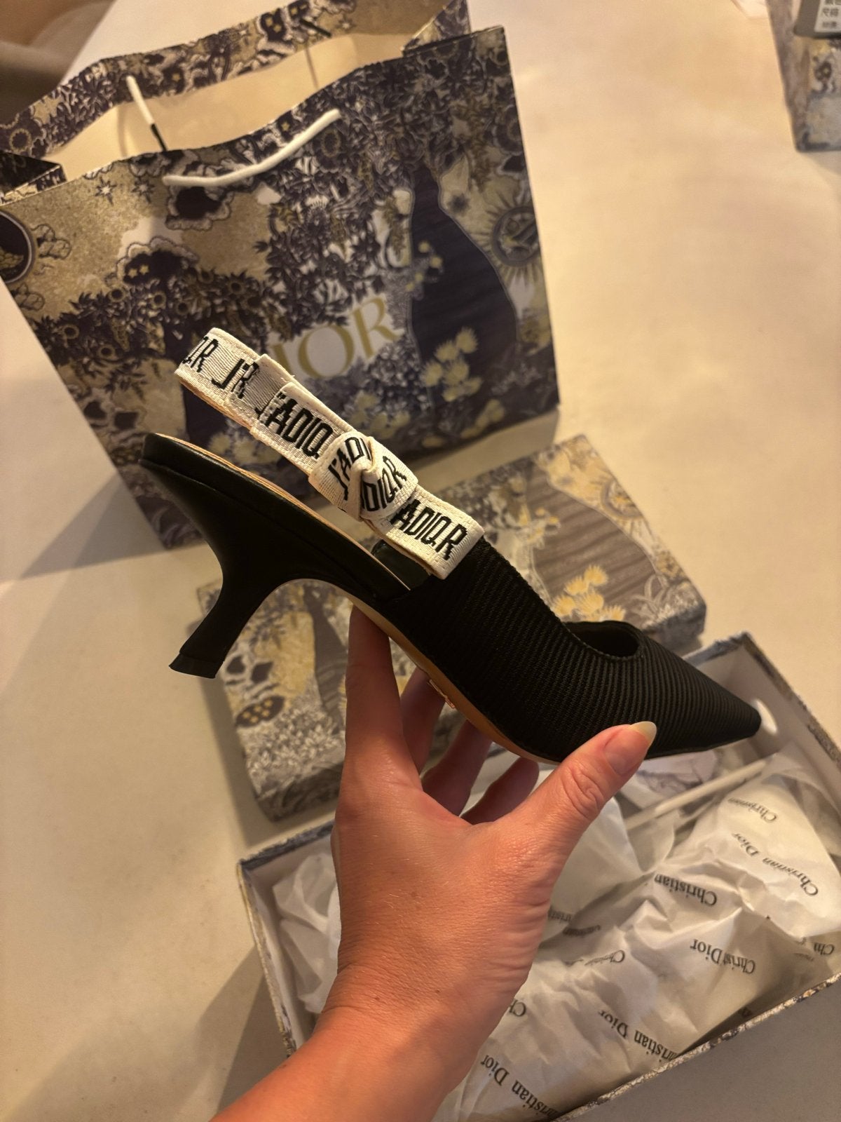 Slingback Pumps - Nieuw in doos - 40/41, Ophalen of Verzenden, Nieuw, Zwart, Pumps