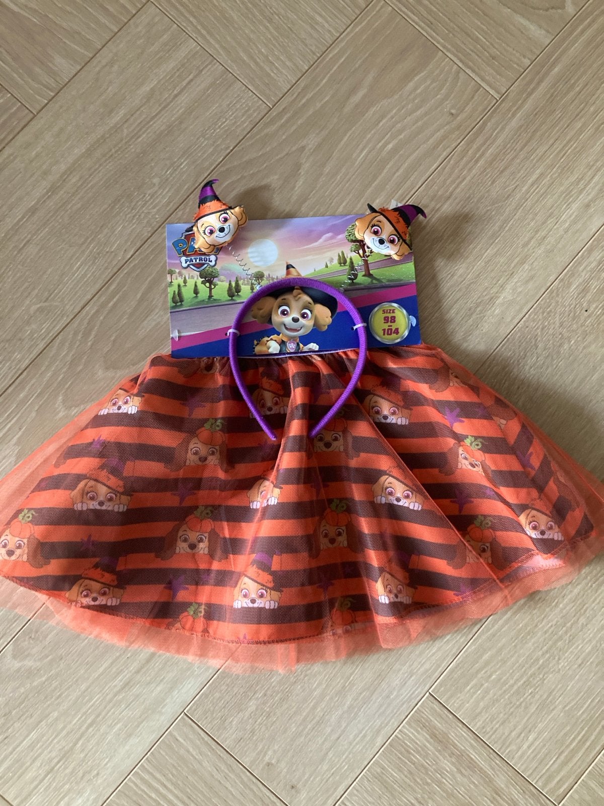 Halloween rokje Paw Patrol Skye - Maat 98/104, Kinderen en Baby's, Carnavalskleding en Verkleedspullen, Ophalen, Nieuw, 104 of kleiner