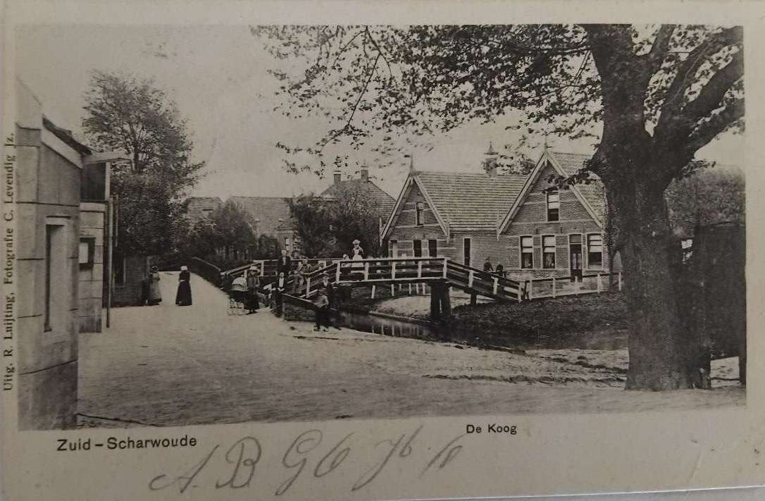 1906 - Zuid-Scharwoude De Koog (Noord-Holland), Ophalen of Verzenden, Voor 1920, Gelopen, Noord-Holland