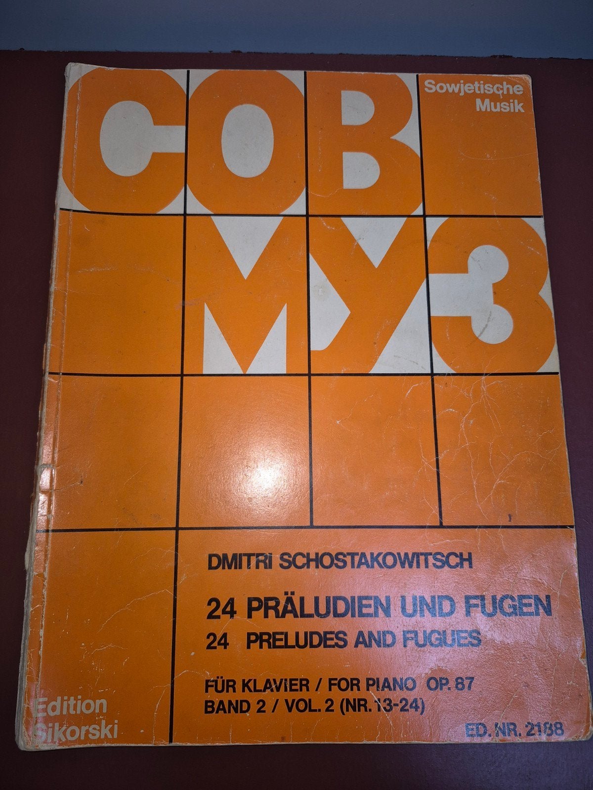 Dmitri Schostakowitsch - 24 Preludes and Fugues (Band 2), Muziek en Instrumenten, Gebruikt, Klassiek, Les of Cursus, Ophalen of Verzenden