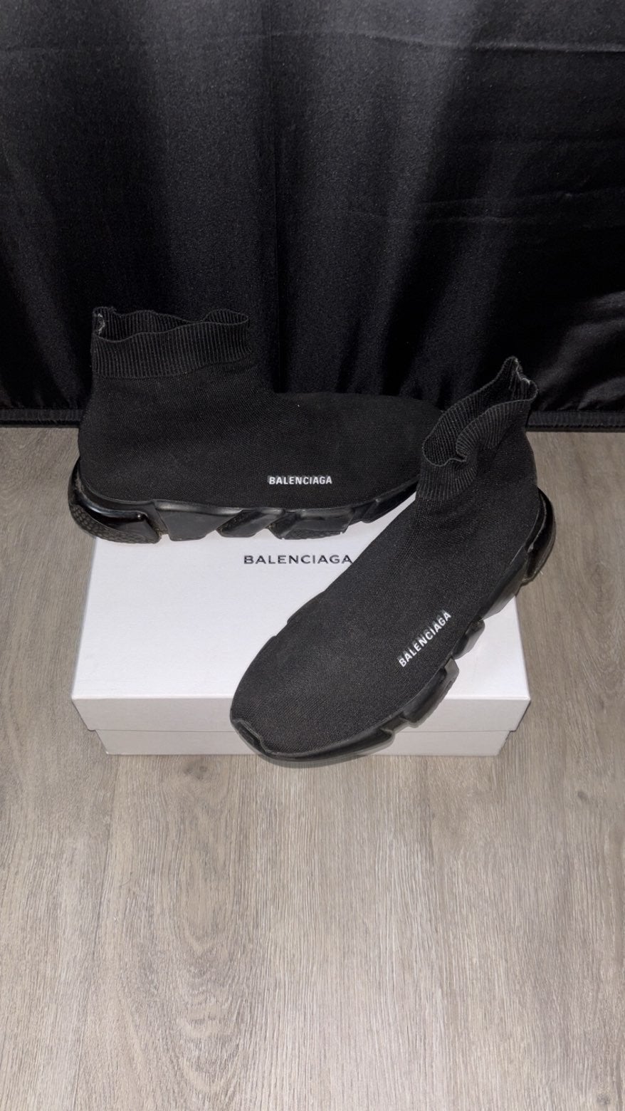 Balenciaga Speed Trainer Sneakers Zwart, Kleding | Dames, Ophalen of Verzenden, Zo goed als nieuw, Zwart, Sneakers of Gympen