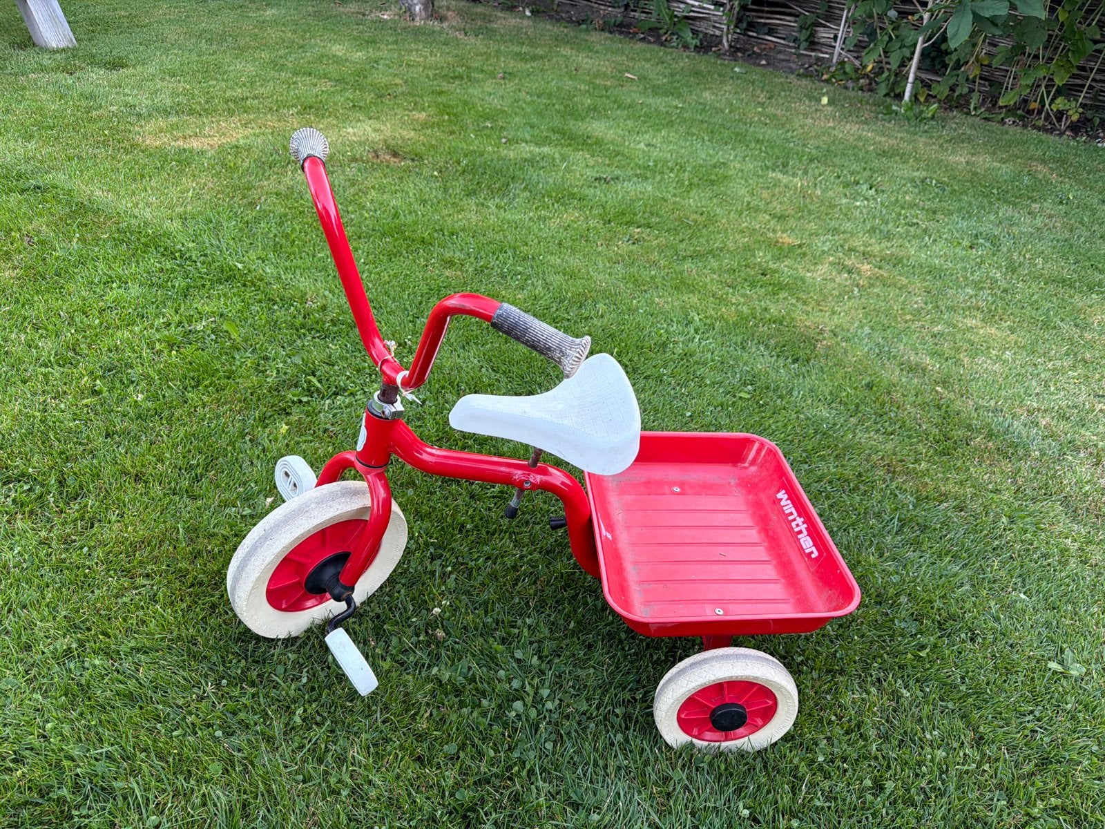 Winther Kiddie Driewieler Rood/Wit - Robuust en Klassiek, Ophalen, Gebruikt