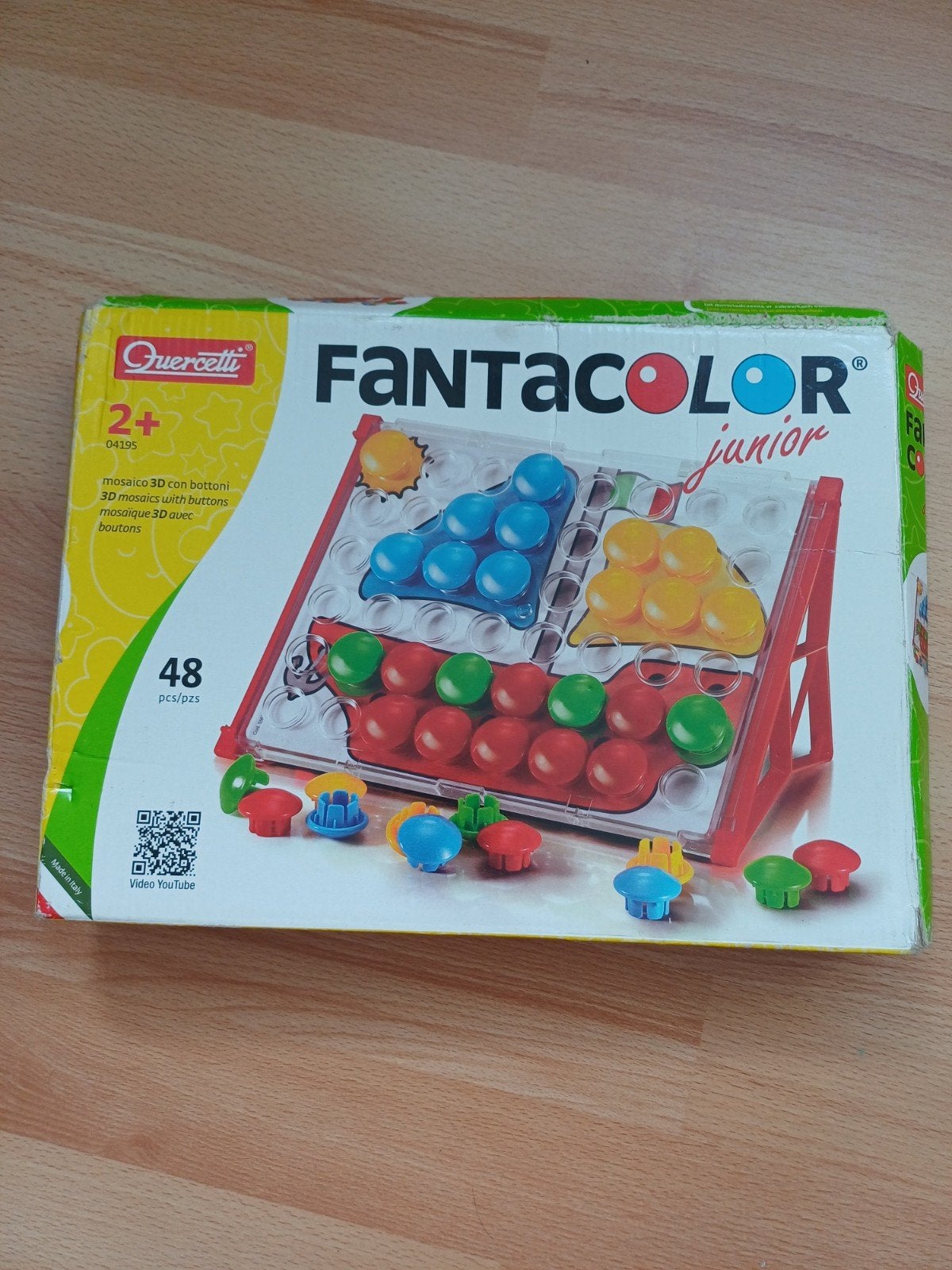Fantacolor junior quercetti 3D mozaïek, Kinderen en Baby's, Speelgoed | Educatief en Creatief, Gebruikt, Knutselen, Bouwen, Puzzelen