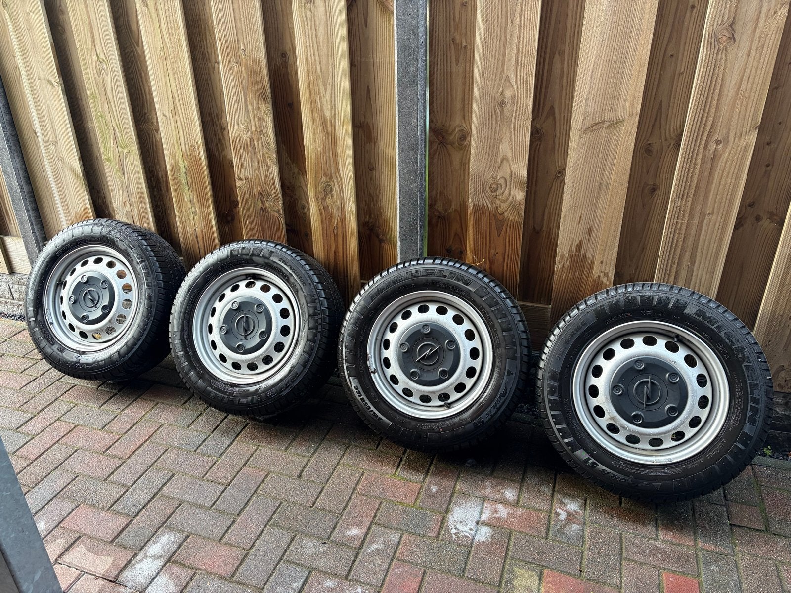 Set van 4 banden met stalen velgen, 6.5-7 mm profiel, Ophalen, 16 inch, Banden en Velgen, Zomerbanden