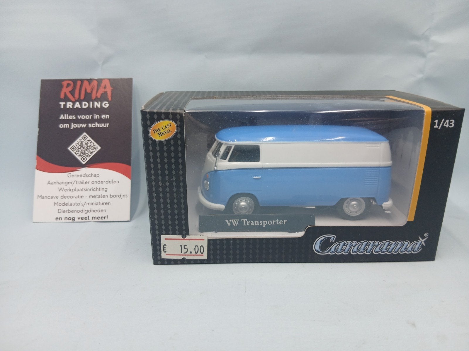 Cararama VW Transporter T1 Modelauto 1/43 Diecast Metaal, Ophalen of Verzenden, Nieuw, Auto, Overige merken