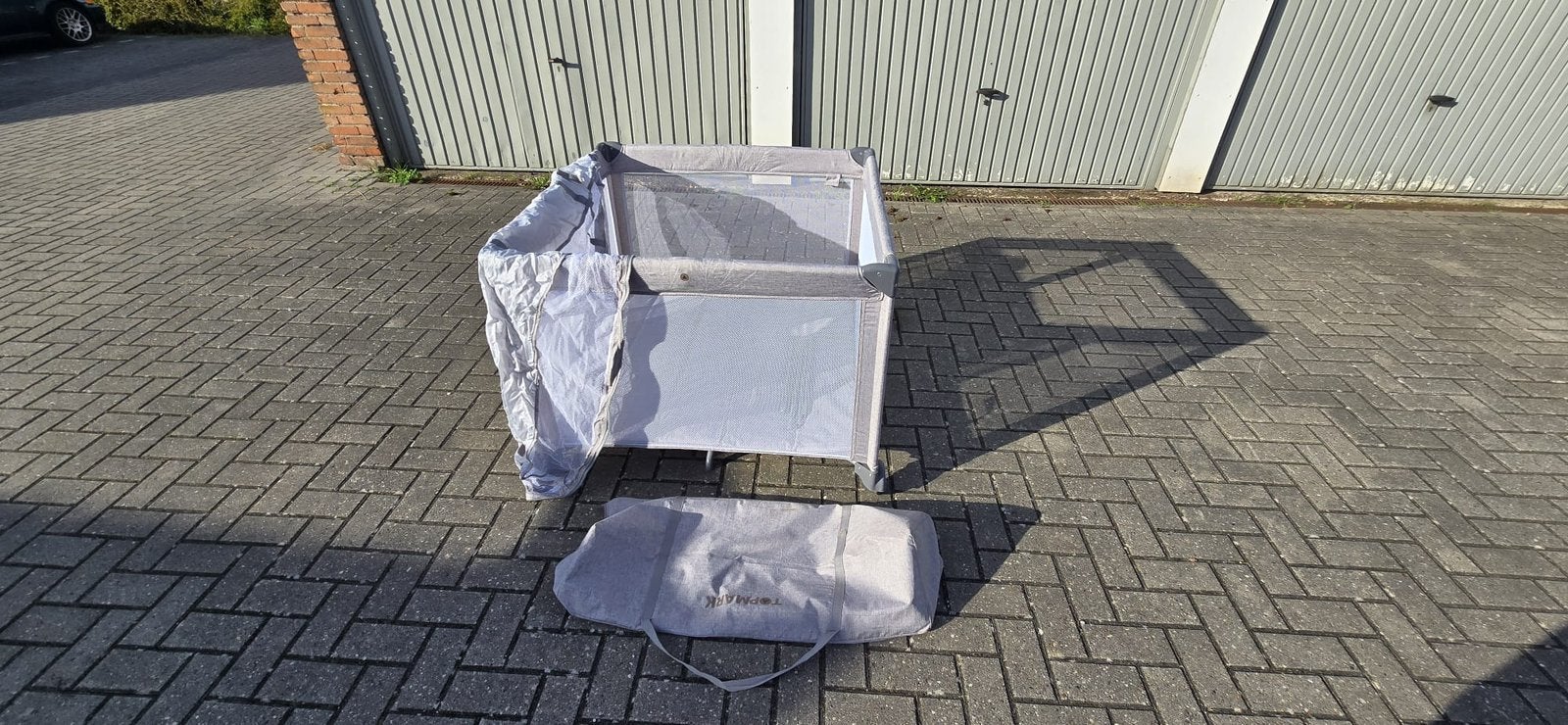 Topmark Parker reisbox 40,-!, Ophalen, Zo goed als nieuw, Reisbedje