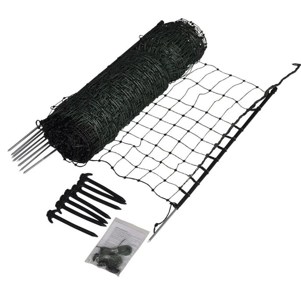 Gallagher Hobbynet - Afrasteringsnet 65cm x 25m Groen, Ophalen, Nieuw, IJzer