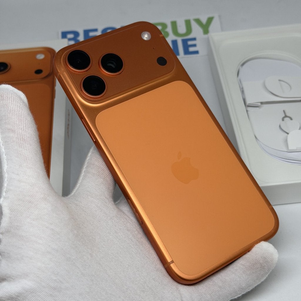 iPhone 17 Pro Max 256GB oranje /krasvrij /100% batt /garanti, 256 GB, Apple, Zonder simlock, Apple Park Way, Cupertino, California