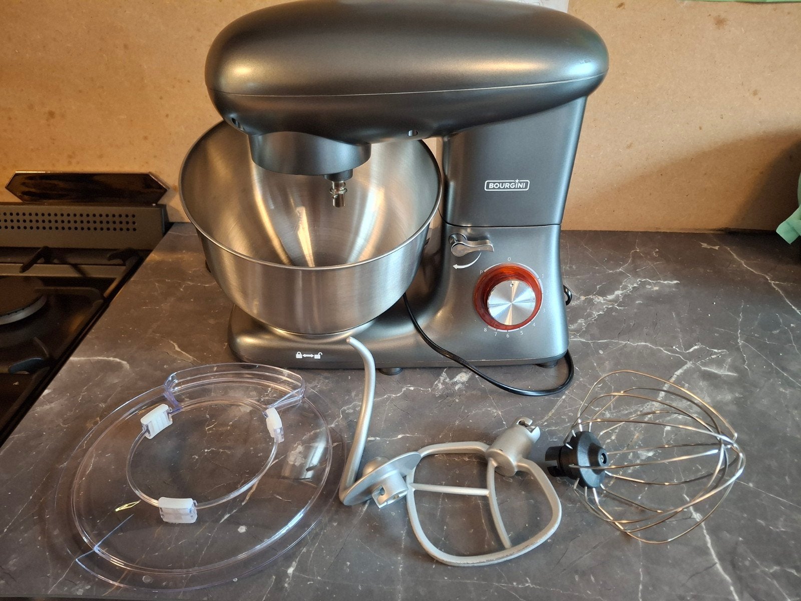 Bourgini Keukenmixer - Gebruikt met lichte beschadiging, Witgoed en Apparatuur, Keukenmixers, 4 liter of meer, Ophalen, Gebruikt