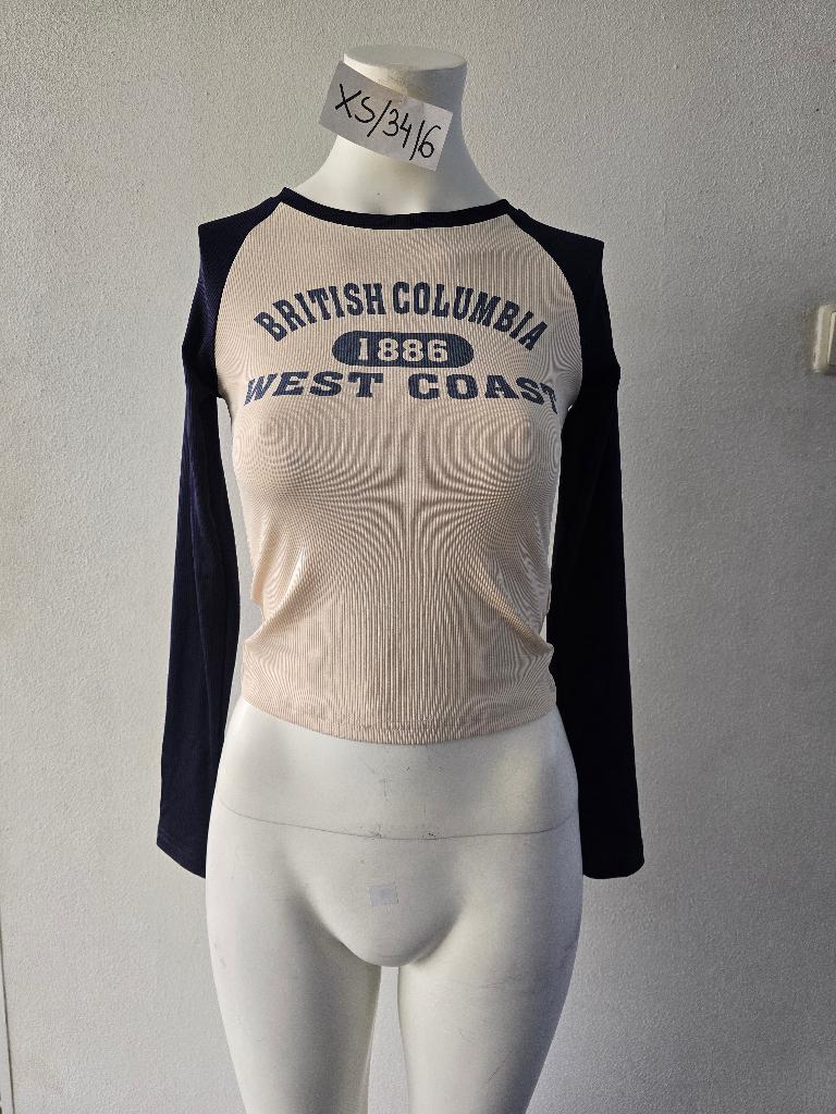 Nieuw Shein shirt maat XS/34, Beige, Nieuw, Ophalen of Verzenden, Lange mouw