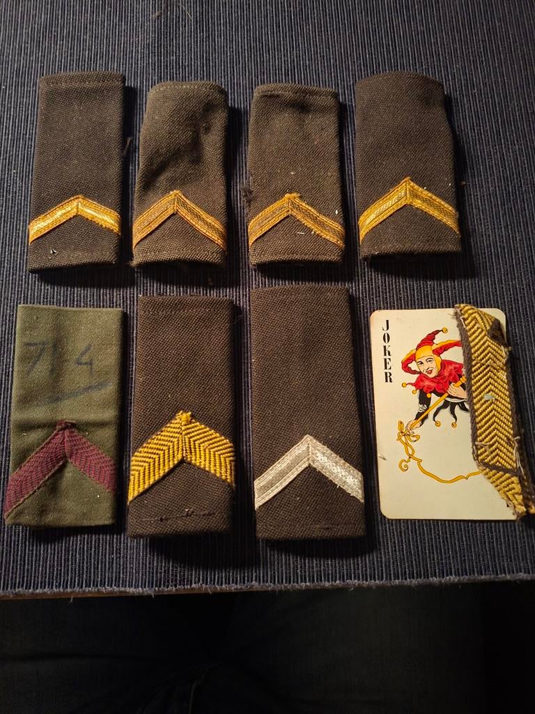 EPOULETTEN NL SCHOUDER BADGES, Verzamelen, Ophalen of Verzenden, Landmacht, Nederland, Embleem of Badge