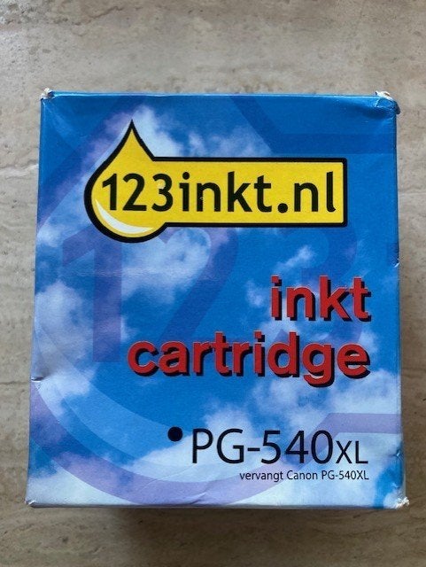 Te Koop : Canon 540XL (N.V.) cartridges, Computers en Software, Printerbenodigdheden, Ophalen of Verzenden, Nieuw, Cartridge, 123inkt.nl