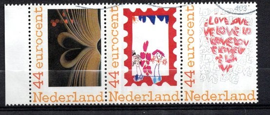gestempelde zegel. jaar 2008:  keuze van Nederland 3x, Ophalen of Verzenden, Na 1940, Gestempeld