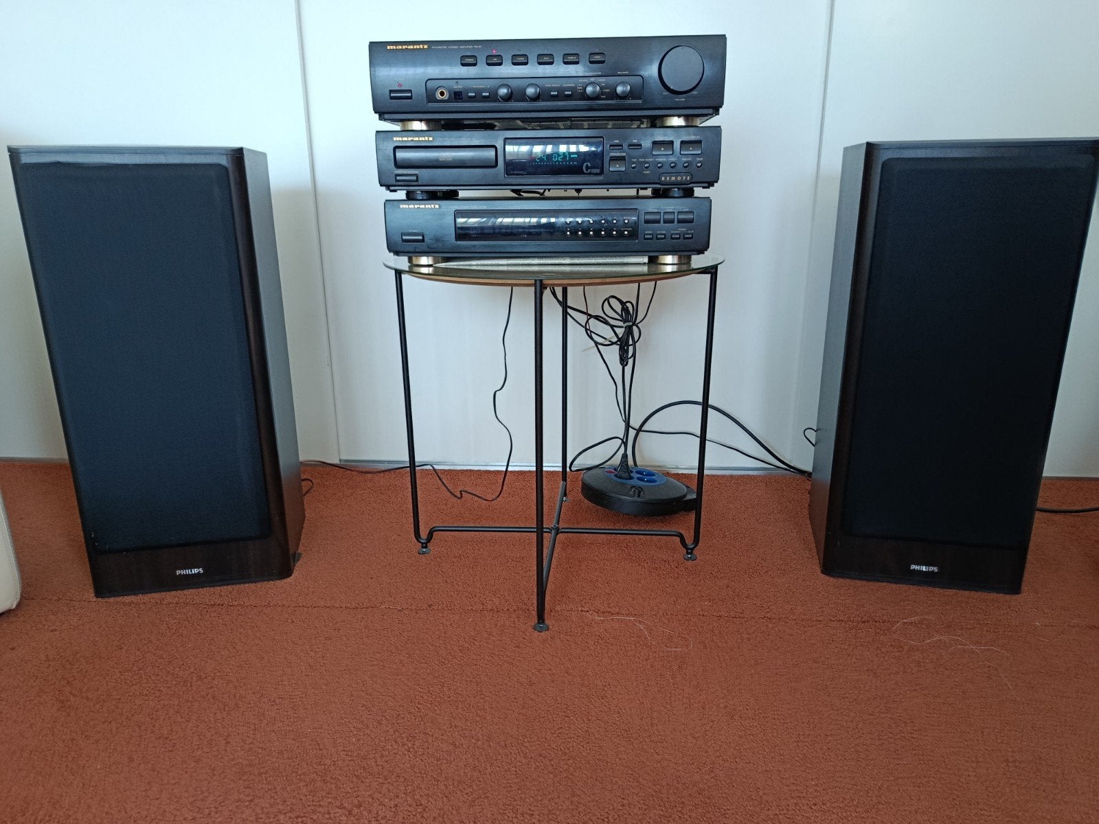Marantz Stereo Set met Philips FB 690 Speakers, Ophalen, Gebruikt, Cd-speler, Losse componenten