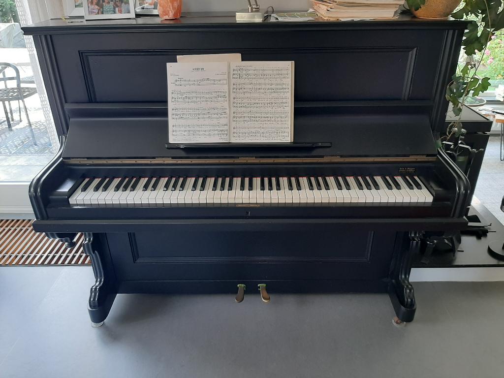 piano antiek, Ophalen, Gebruikt, Zwart, Piano