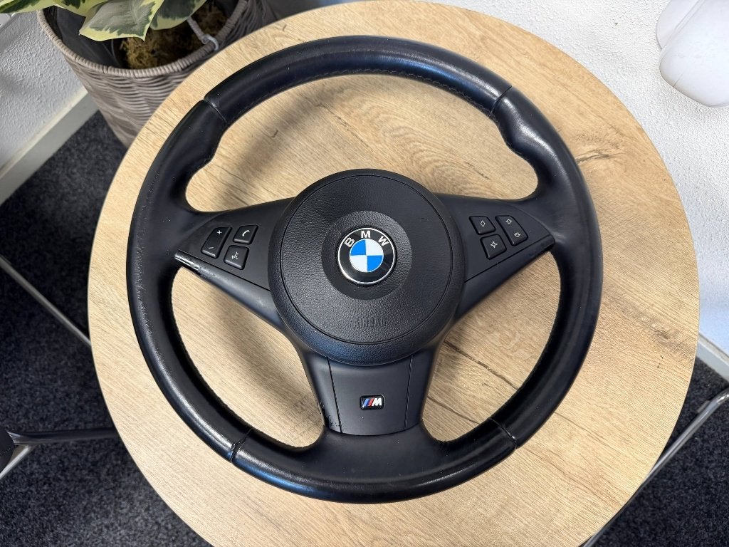 BMW M-Stuur M Stuur MStuur met airbag E60 E61 E63 startknop!, Ophalen of Verzenden, Gebruikt, BMW