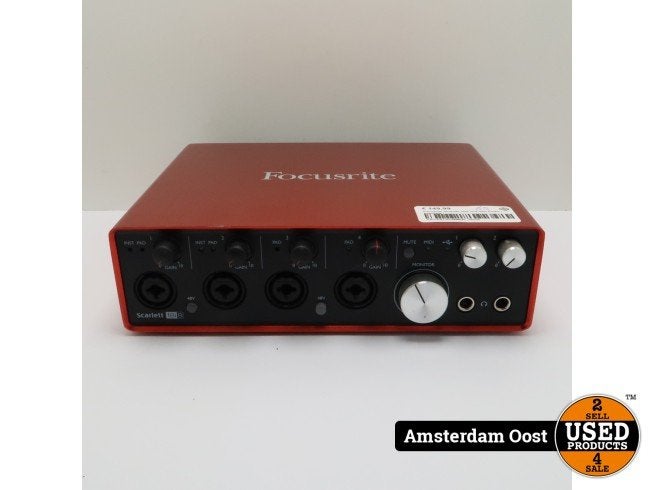 Focusrite Scarlett 18i8 2nd Gen Audio Interface, Focusrite, Zo goed als nieuw, https://support.focusrite.com/hc/nl/requests/new