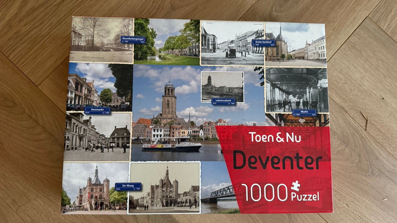 Deventer puzzel - 1000 stukjes, Hobby en Vrije tijd, Denksport en Puzzels, Ophalen of Verzenden, 500 t/m 1500 stukjes, Gebruikt