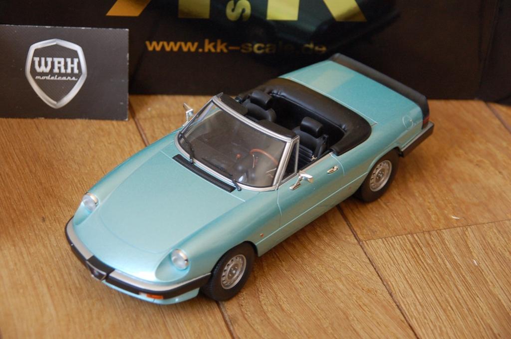 1:18 ALFA ROMEO SPIDER TYPE 3 gummilippe KK models WRH, Verzenden, Zo goed als nieuw, Auto, Overige merken