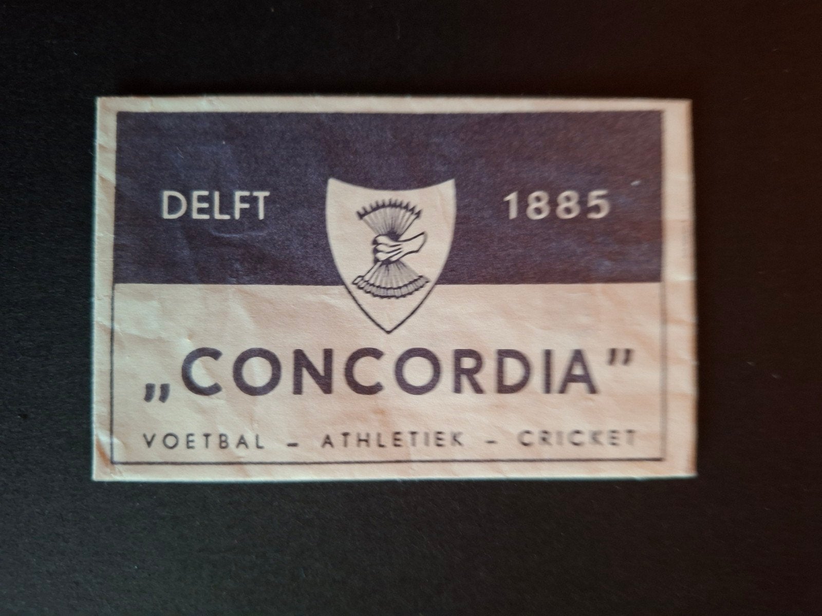 Delft, 1885 "Concordia" Voetbal-Athletiek-Cricket, Verzenden, Nederland